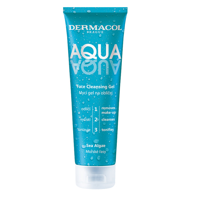 DERMACOL AQUA FACE CLEANSING GEL 150ML - Beauty Bar 