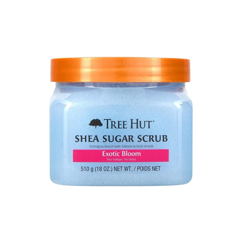 TREE HUT SHEA SUGAR SCRUB EXOTIC BLOOM 510G - Beauty Bar 