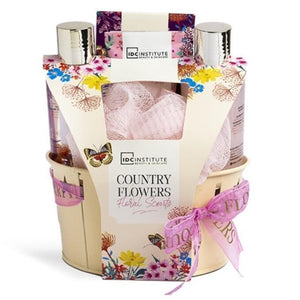 IDC COUNTRY FLOWERS BUCKET 5PCS 24 - Beauty Bar 