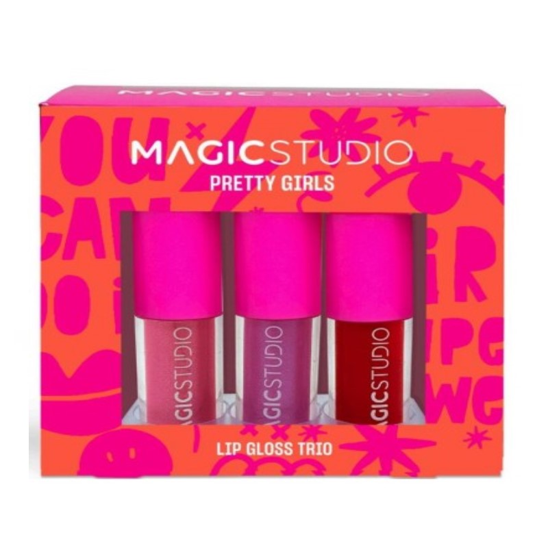 MAGIC STUDIO PRETTY GIRLS LIP GLOSS TRIO 24 - Beauty Bar 