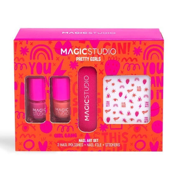 MAGIC STUDIO PRETTY GIRLS NAILS ART SET 24 - Beauty Bar 