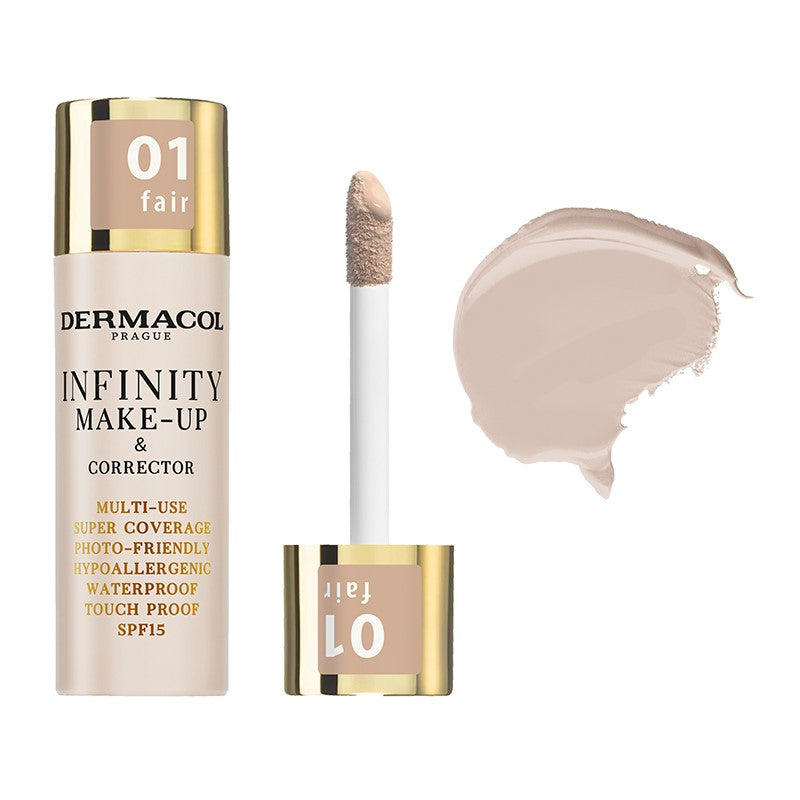 DERMACOL INFINITY FOUNDATION AND CONCEALER-AVAILABLE IN 4 SHADES - Beauty Bar 