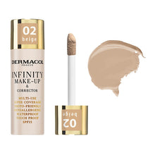 Load image into Gallery viewer, DERMACOL INFINITY FOUNDATION AND CONCEALER-AVAILABLE IN 4 SHADES - Beauty Bar 
