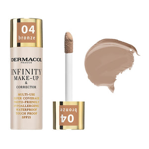 DERMACOL INFINITY FOUNDATION AND CONCEALER-AVAILABLE IN 4 SHADES - Beauty Bar 