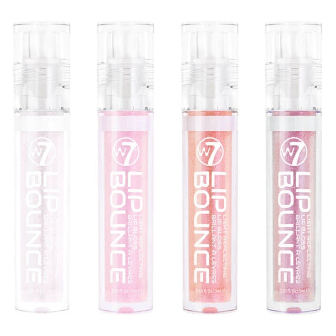 W7 LIP BOUNCE LIGHT REFLECTING LIPGLOSS - AVAILABLE IN 4 SHADES - Beauty Bar 