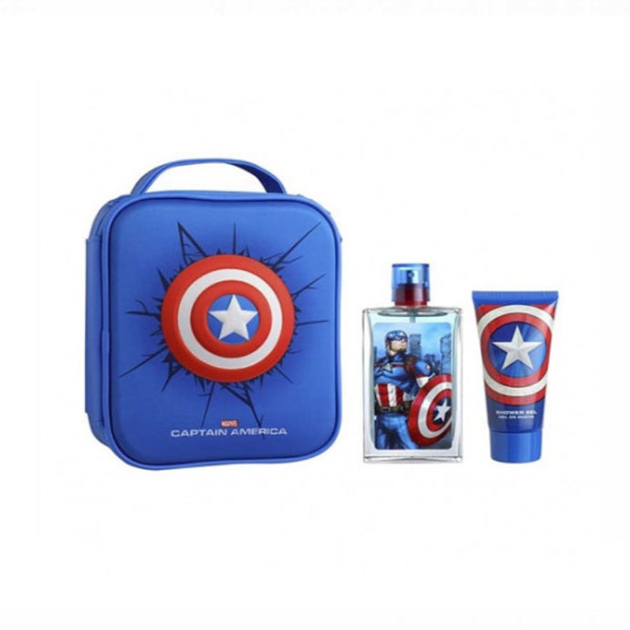 AIRVAL CAPTAIN AMERICA 3D ZIP CASE SET 23 - Beauty Bar 