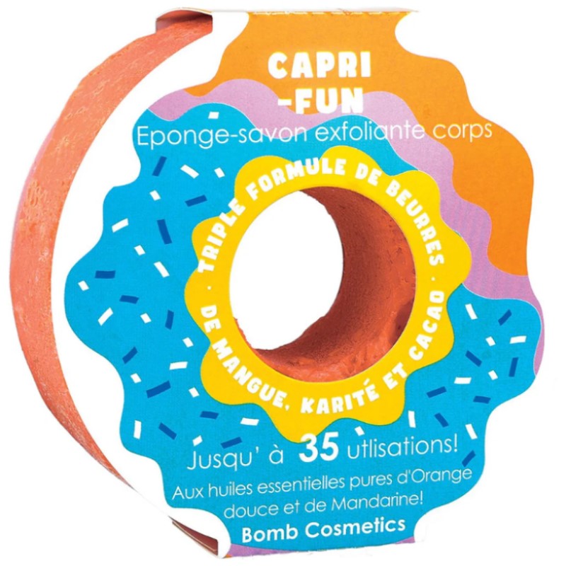 BOMB COSMETICS CAPRI-FUN DONUT BODY BUFFER - Beauty Bar 