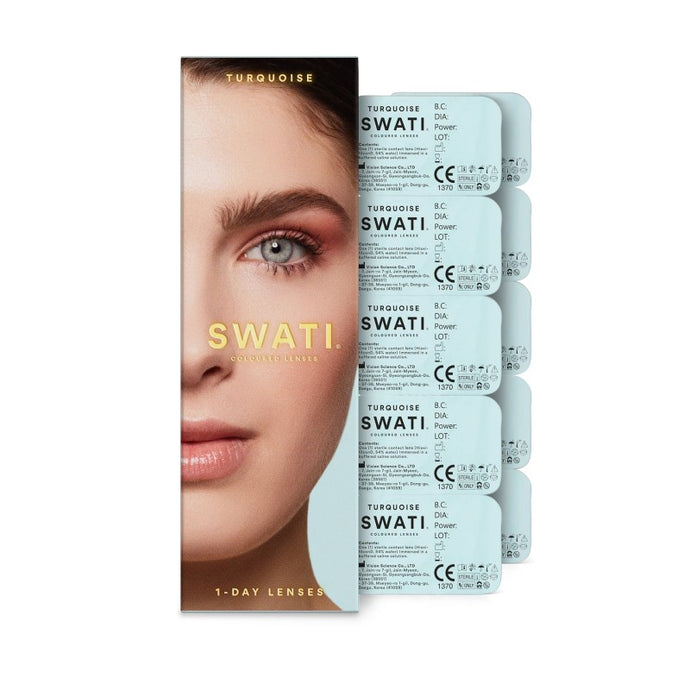 SWATI TURQUOISE - 1 DAY LENSES - Beauty Bar 