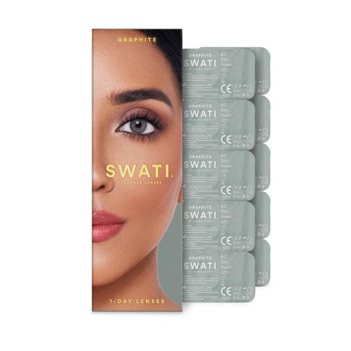 SWATI GRAPHITE - 1 DAY LENSES - Beauty Bar 