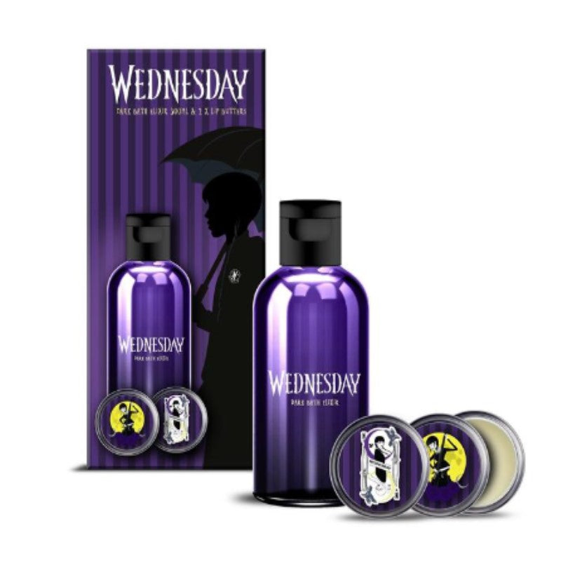 CORSAIR WEDNESDAY 300ML BATH ELIXIR  300ML & 2 LIP BUTTERS 24