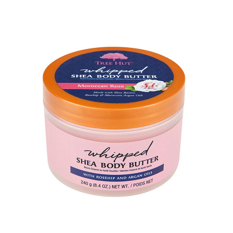 TREE HUT WHIPPED BODY BUTTER MOROCCAN OSE 240G - Beauty Bar 