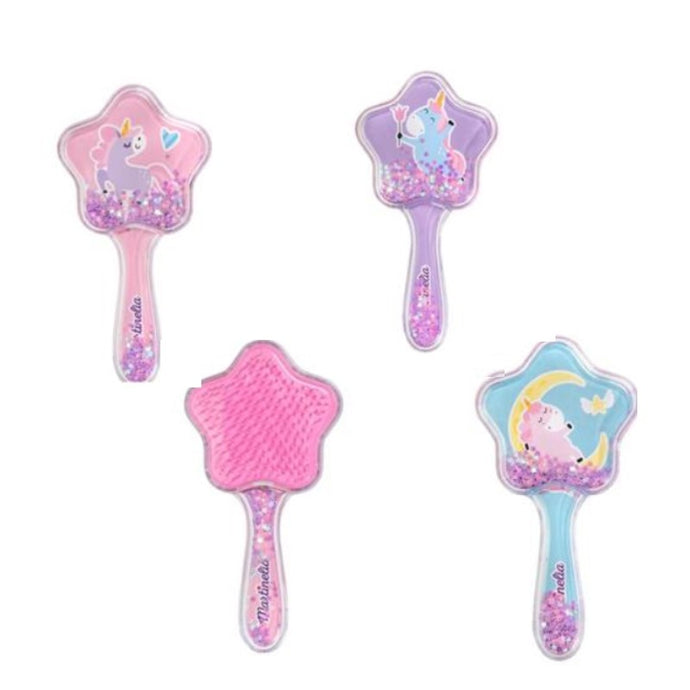 IDC MARTINELIA GLITTERY UNICORN HAIR BRUSH - Beauty Bar 