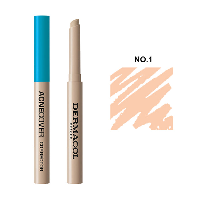 DERMACOL ACNECOVER CORRECTOR - AVAILABLE IN 3 SHADES - Beauty Bar 