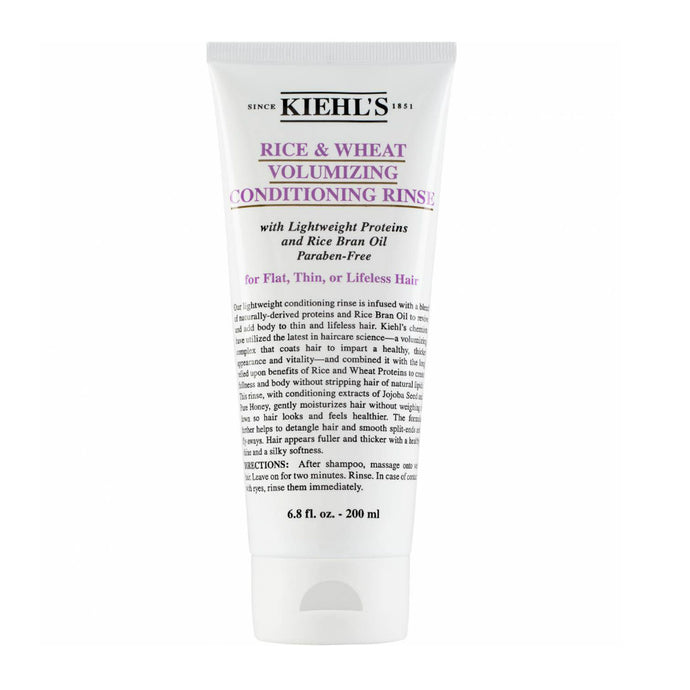 KIEHL'S RICE AND WHEAT VOLUMIZING CONDITIONING RINSE 200ML - Beauty Bar 