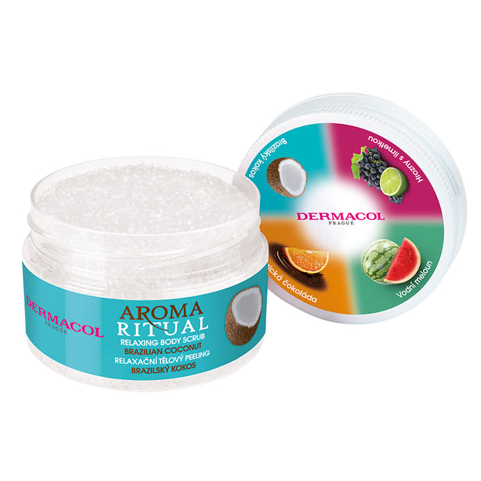 DERMACOL AROMA RITUAL RELAXING BODY SCRUB - BRAZILIAN COCONUT 200GR - Beauty Bar 