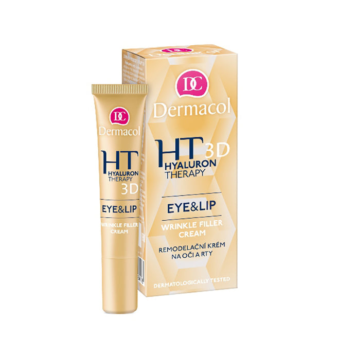 DERMACOL HYALURON THERAPY - EYE & LIP WRINKLE FILLER CREAM 15ML - Beauty Bar 