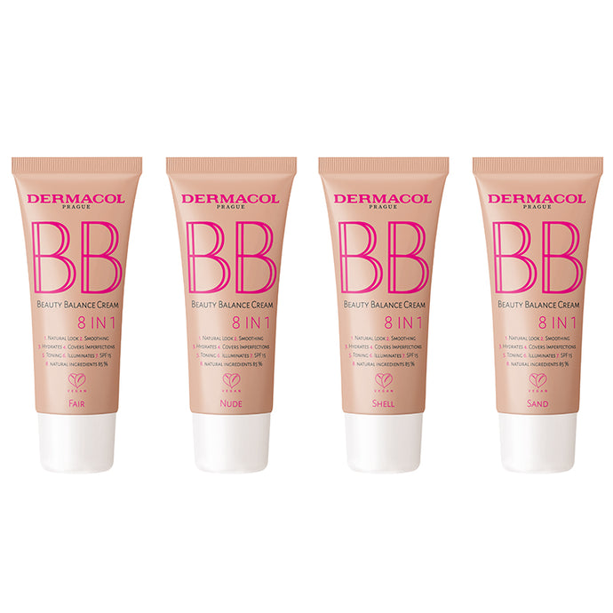 DERMACOL BB CREAM - AVAILABLE IN 4 SHADES - Beauty Bar 