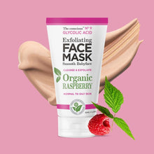 Load image into Gallery viewer, BIOVENE THE CONSCIOUS™ GLYCOLIC ACID EXFOLIATING FACE MASK ORGANIC RASPBERRY 50ML - Beauty Bar 
