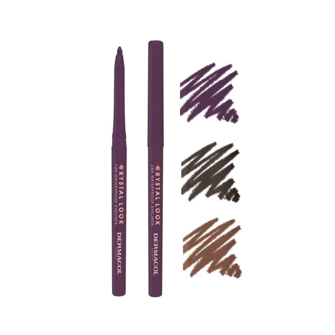 DERMACOL CRYSTAL LOOK AUTO.EYELINER - AVAILABLE IN 3 SHADES - Beauty Bar 