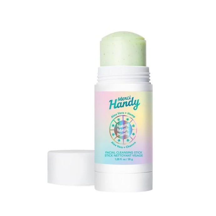 MERCI HANDY ALOE VERA & HEMP FACIAL CLEANSING STICK 30G - Beauty Bar 