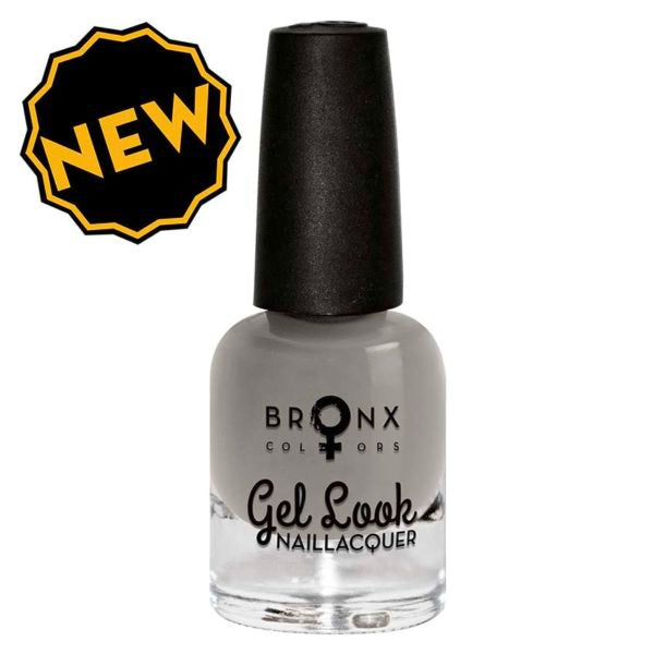 BRONX NAIL LACQUER GEL LOOK STONE GREY 21 - Beauty Bar Cyprus