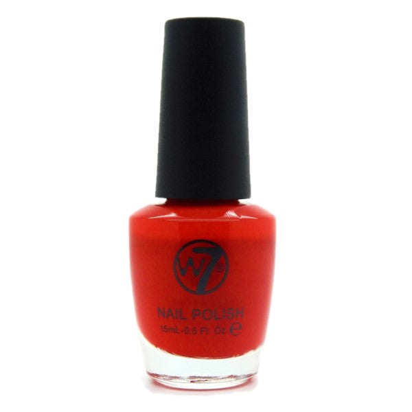 W7 NAIL POLISH - PILLAR BOX RED 025 - Beauty Bar Cyprus